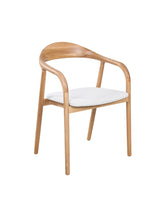 Helix Naturel Wit Eik in Gebroken Wit Stofbekleding